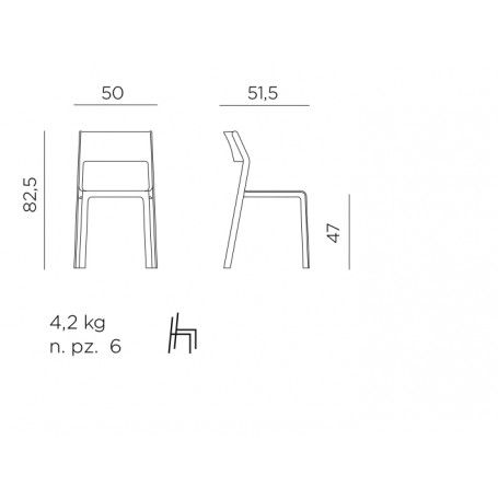Sedia Trill Bistrot - Nardi