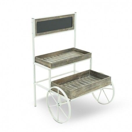 Carretto Espositore Clint White H.100 cm Carretto Espositore Clint White H.100 cm