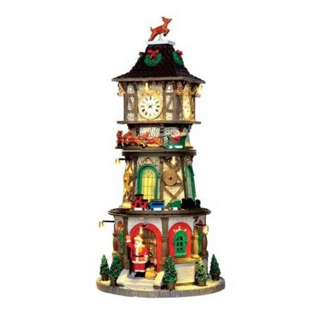 Christmas Clock Tower con Alimentatore 4.5V - Lemax 45735