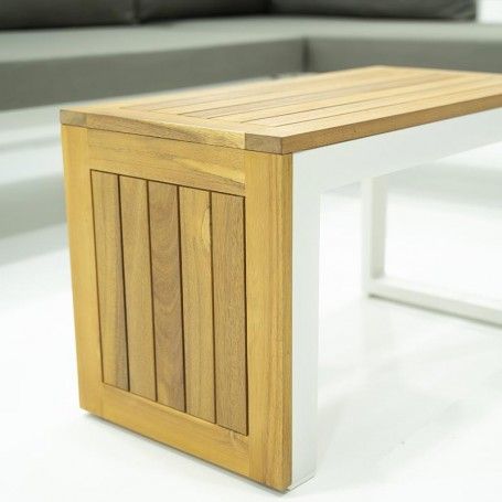 Set Divano Modulare in Alluminio Dafne White Set Divano Modulare in Alluminio Dafne White