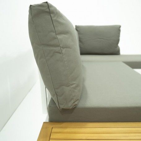 Set Divano Modulare in Alluminio Dafne White Set Divano Modulare in Alluminio Dafne White