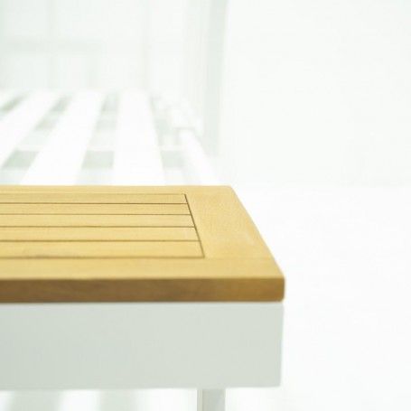 Set Divano Modulare in Alluminio Dafne White Set Divano Modulare in Alluminio Dafne White