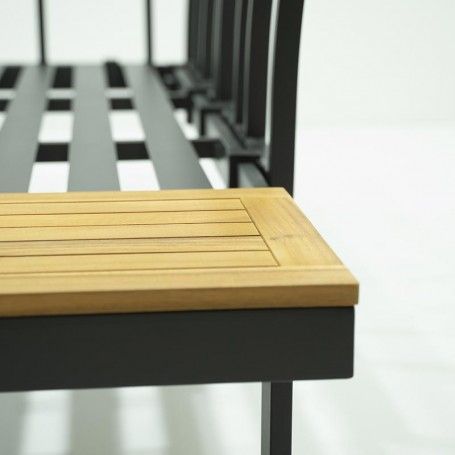 Set Divano Modulare in Alluminio Dafne Antracite