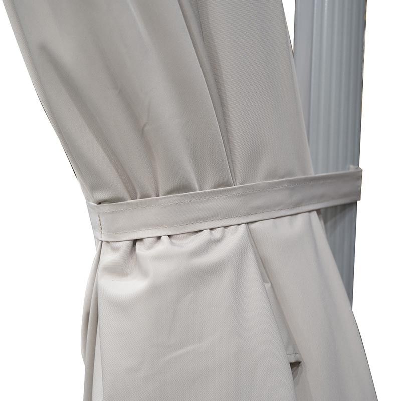 Ombrellone Decentrato da Giardino in Alluminio 3x3 mt Grigio | Alba