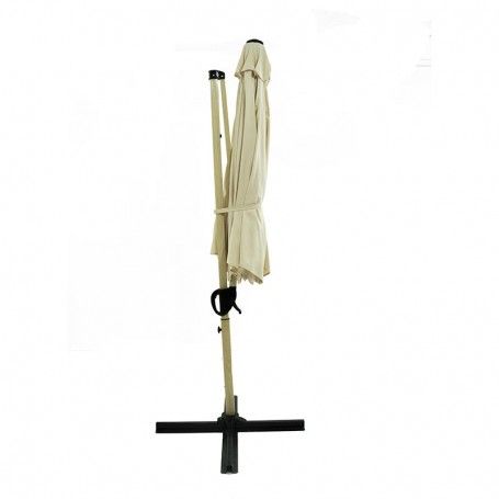 Ombrellone Decentrato da Giardino in Alluminio D.3 mt Sabbia | QD030A