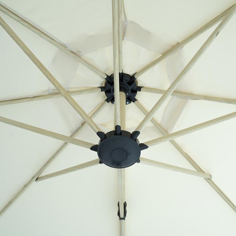 Ombrellone Decentrato da Giardino in Alluminio D.3 mt Sabbia | QD030A