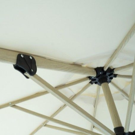 Ombrellone Decentrato da Giardino in Alluminio D.3 mt Sabbia | QD030A