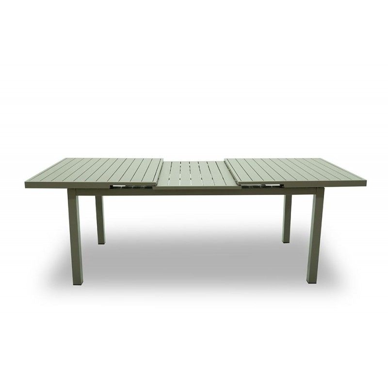 Tavolo Rettangolare Allungabile in Alluminio Tortora | Aci