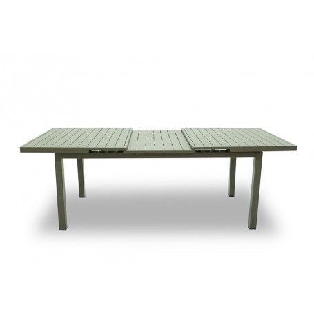 Tavolo Rettangolare Allungabile in Alluminio Tortora | Aci Tavolo Rettangolare Allungabile in Alluminio Tortora | Aci