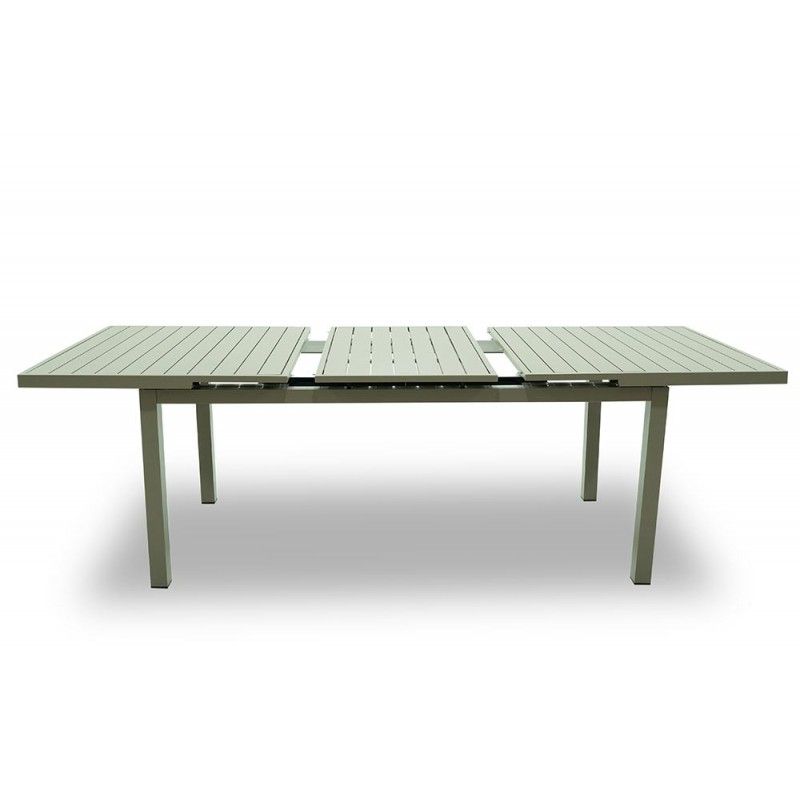 Tavolo Rettangolare Allungabile in Alluminio Tortora | Aci