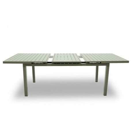 Tavolo Rettangolare Allungabile in Alluminio Tortora | Aci Tavolo Rettangolare Allungabile in Alluminio Tortora | Aci