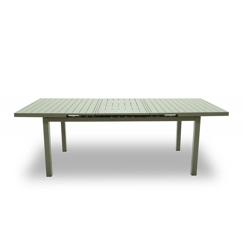 Tavolo Rettangolare Allungabile in Alluminio Tortora | Aci