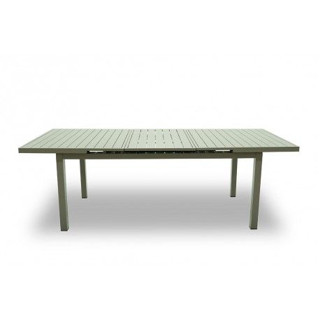 Tavolo Rettangolare Allungabile in Alluminio Tortora | Aci Tavolo Rettangolare Allungabile in Alluminio Tortora | Aci