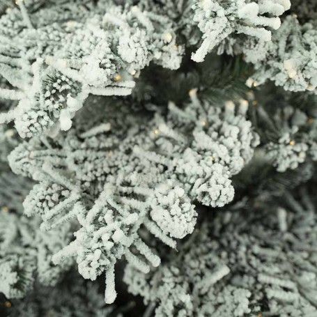 Albero Innevato in Pvc con Luci Led H.210 cm con Apertura ad Ombrello | Albero Realistico Artificiale con Luci Led Albero Innevato in Pvc con Luci Led H.210 cm con Apertura ad Ombrello | Albero Realistico Artificiale con Luci Led