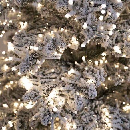 Albero Innevato in Pvc con Luci Led H.210 cm con Apertura ad Ombrello | Albero Realistico Artificiale con Luci Led Albero Innevato in Pvc con Luci Led H.210 cm con Apertura ad Ombrello | Albero Realistico Artificiale con Luci Led