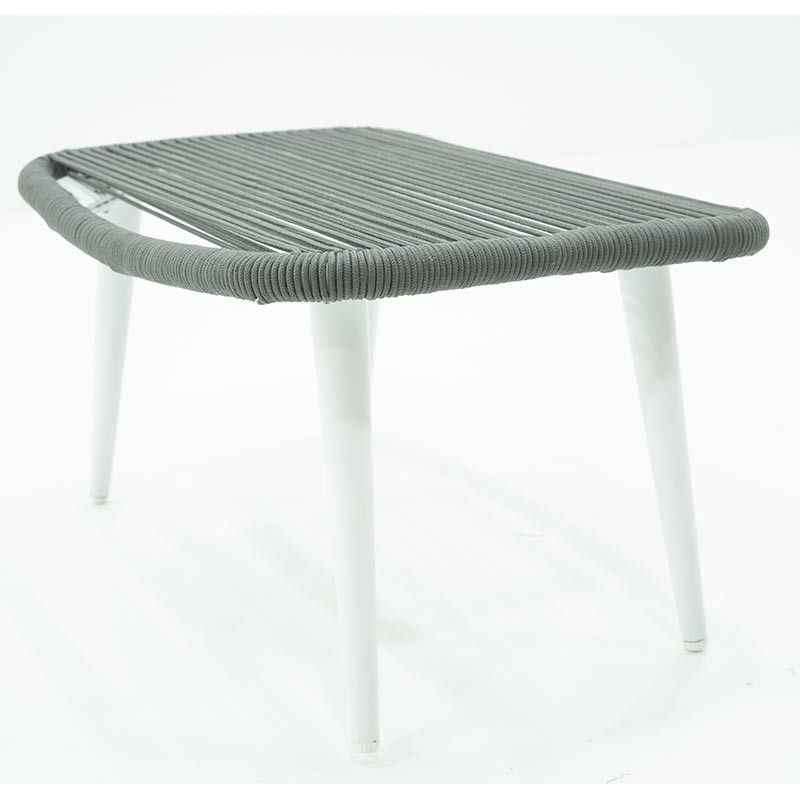 Poltrona con Poggiapiedi in Alluminio e Corde Licis