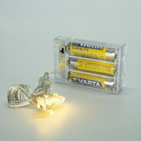 Stringa con 30 Micro Led a Batteria