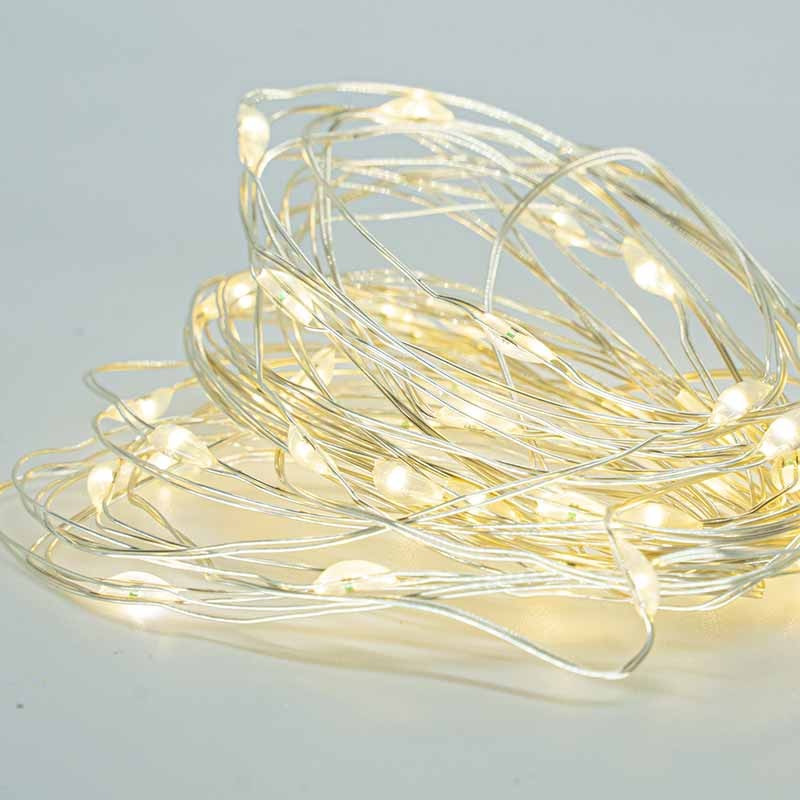 Stringa da 60 Micro Led a Batteria