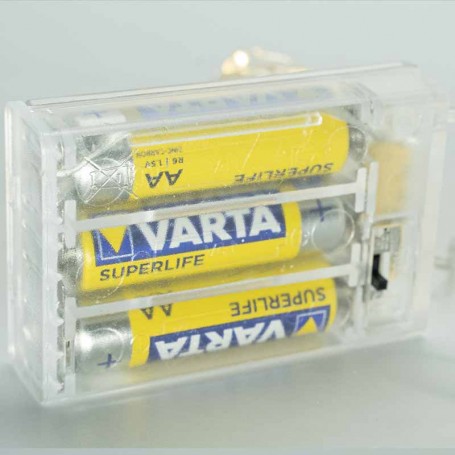 Stringa da 60 Micro Led a Batteria