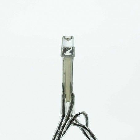 Catena 1300 Luci Led Bianco Freddo Cavo Trasparente Memory Control 65 metri, Uso Esterno