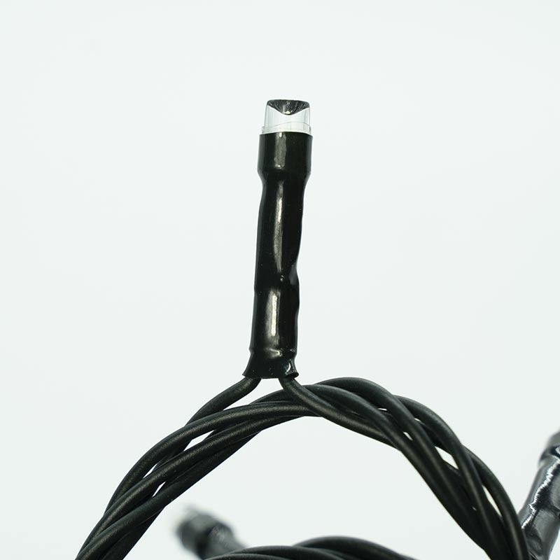 Catena Luminosa con 180 Luci Led Blu con Cavo Verde 3 metri, 8 Giochi Luci, Uso Esterno