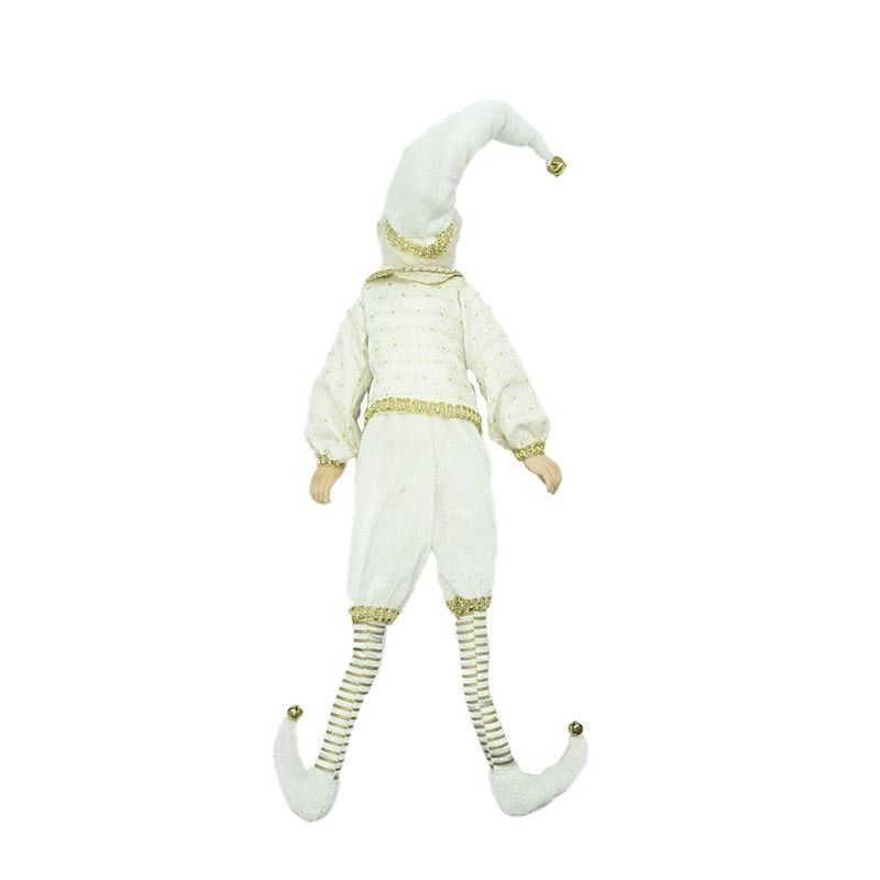 Elfo Natalizio con Abito Avorio e Oro