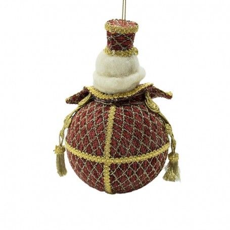 Palla di Natale Schiaccianoci da Appendere D.10 cm 2 Modelli