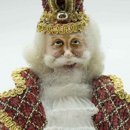 Palla di Natale Schiaccianoci da Appendere D.10 cm 2 Modelli