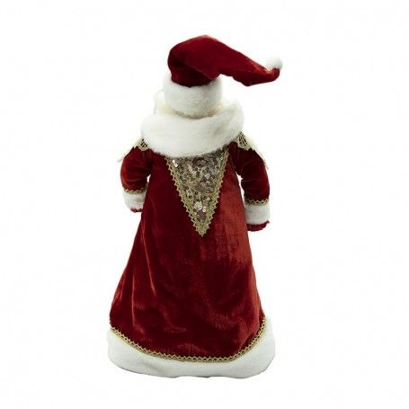 Babbo Natale con Abito Elegante Rosso e Oro H.69 cm Babbo Natale con Abito Elegante Rosso e Oro H.69 cm