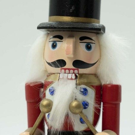 Schiaccianoci di Natale in Uniforme con Tamburo H.25 cm