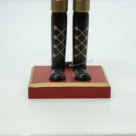 Schiaccianoci Natalizio in Uniforme Verde con Spada H.60 cm