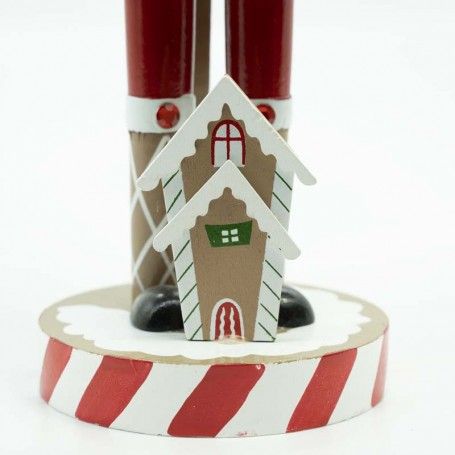 Schiaccianoci Chef Natalizio in Legno con Grembiule H.38 cm