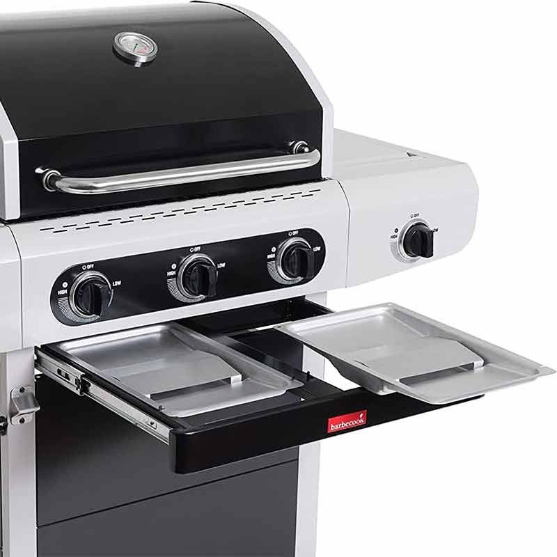 Barbecue a Gas Siesta 310 Black - Barbecook