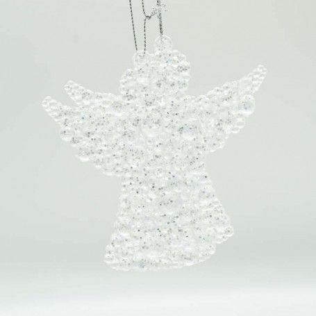 Angeli Natalizi Argento da Appendere Conf. da 2 Pz