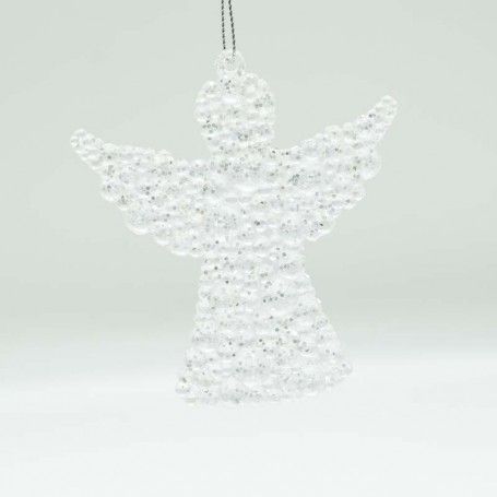 Angeli Natalizi Argento da Appendere Conf. da 2 Pz