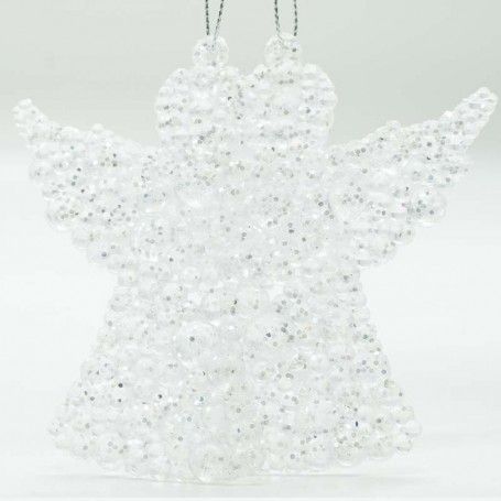 Angeli Natalizi Argento da Appendere Conf. da 2 Pz