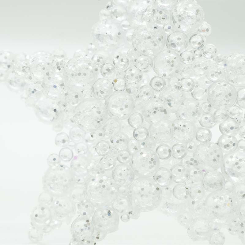 Stelle Natalizia Argento da Appendere Conf. da 2 Pz