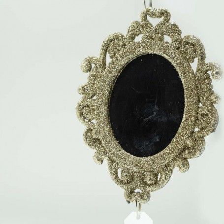 Specchio Ovale da Appendere H.20 cm