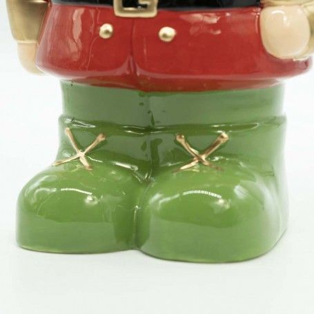 Schiaccianoci Portabiscotti Natalizio in Ceramica H.32 cm