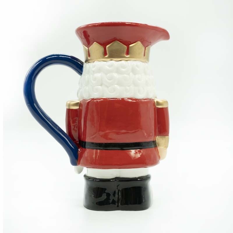 Schiaccianoci a Brocca Natalizia in Ceramica H.20 cm