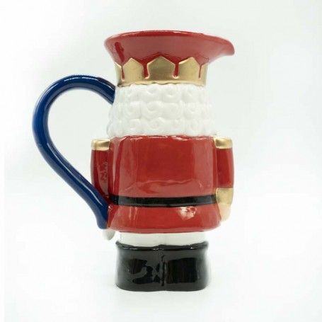 Schiaccianoci a Brocca Natalizia in Ceramica H.20 cm