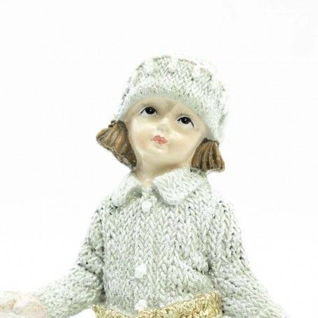 Pattinatrice su Ghiaccio in Poliresina H.15,5 cm