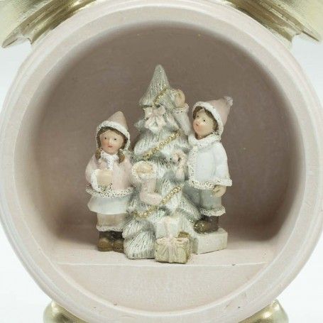 Sveglia Natalizia con Bimbi e Albero di Natale H.13 cm Sveglia Natalizia con Bimbi e Albero di Natale H.13 cm