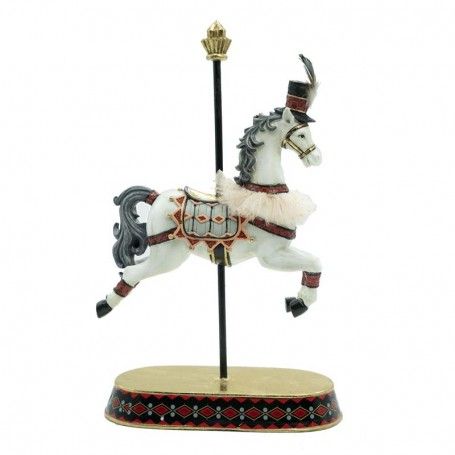 Cavallo Bianco con Base in Resina H.30 cm Cavallo Bianco con Base in Resina H.30 cm