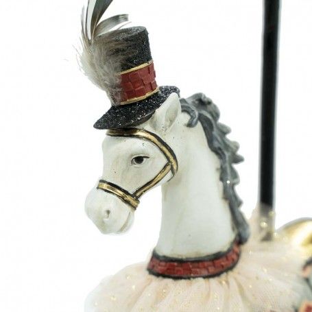 Cavallo Bianco con Base in Resina H.30 cm Cavallo Bianco con Base in Resina H.30 cm