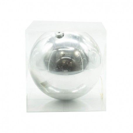 Palla di Natale in Plastica Lucida D.20 cm Conf. da 1 Pz