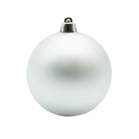 Palle di Natale in Plastica Opache D.8 cm Confezione da 16 Pz