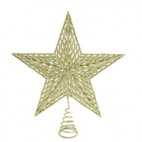Puntale Stella Natalizio a 5 Punte 30 Cm