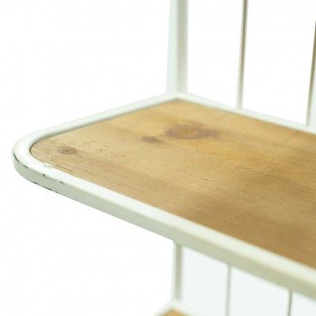 Mensola Stile Industrial in Legno e Metallo H.66 cm Mensola Stile Industrial in Legno e Metallo H.66 cm