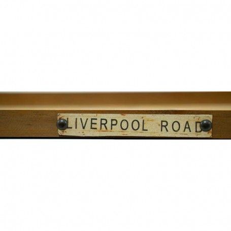 Mensola Stile Industrial con Separatori e Ganci H.79 cm Mensola Stile Industrial con Separatori e Ganci H.79 cm